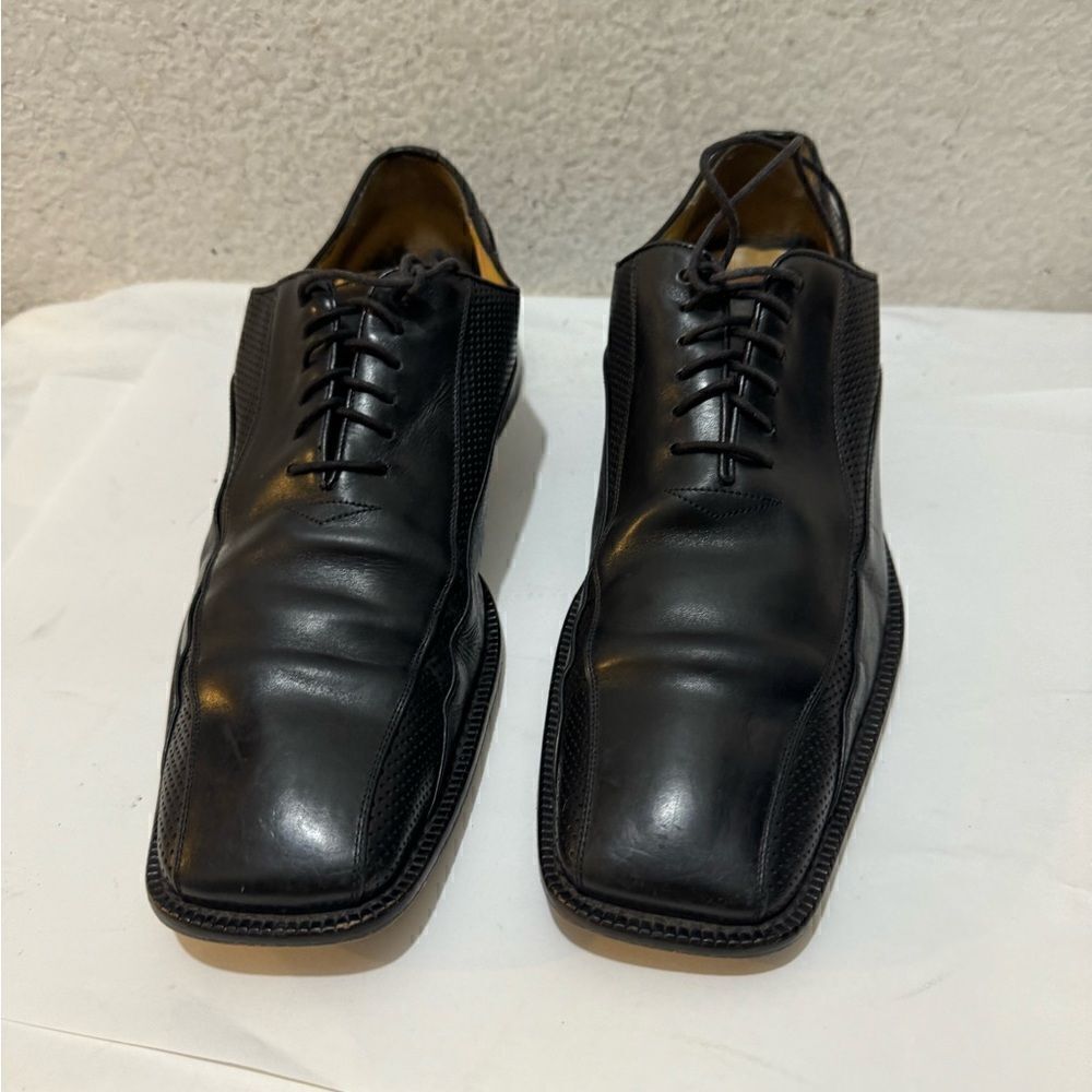 MEZLAN ' Gorgeous Black Leather men’s shoes size 9.5 M - Picture 2 of 16